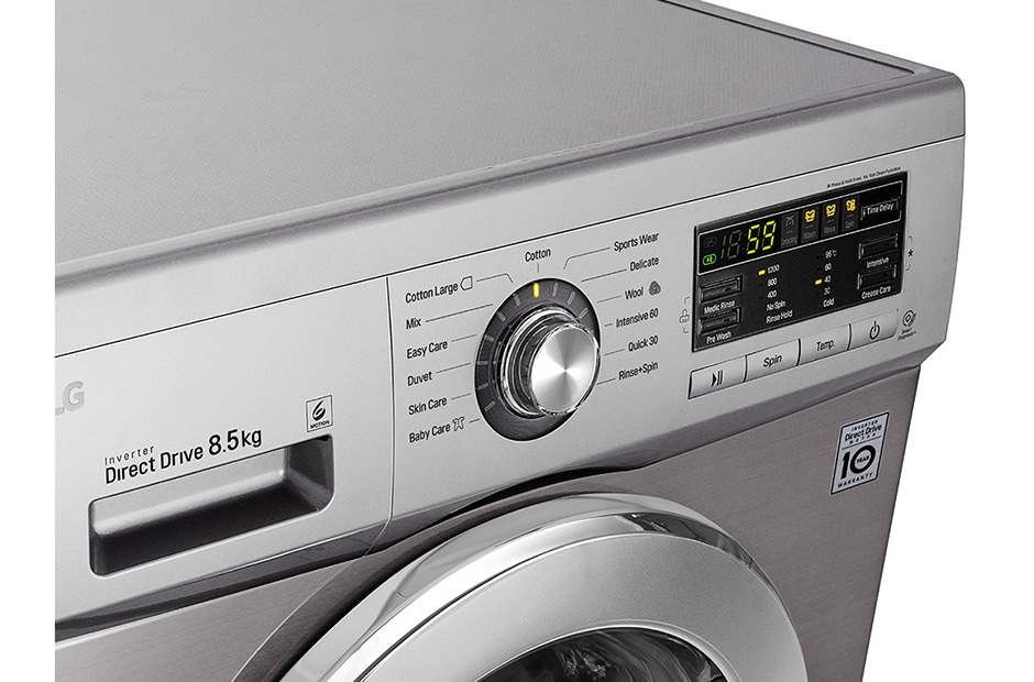 LG Lavarropas Carga Frontal 8,5Kg, F1400PD, thumbnail 7